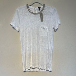 Women’s Beaded Neckline J.Crew Shirt